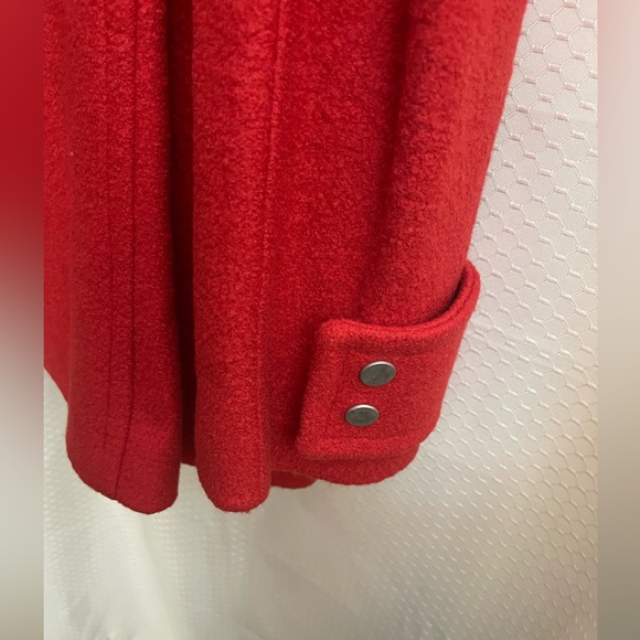 DKNY red wool coat - Picture 9 of 13
